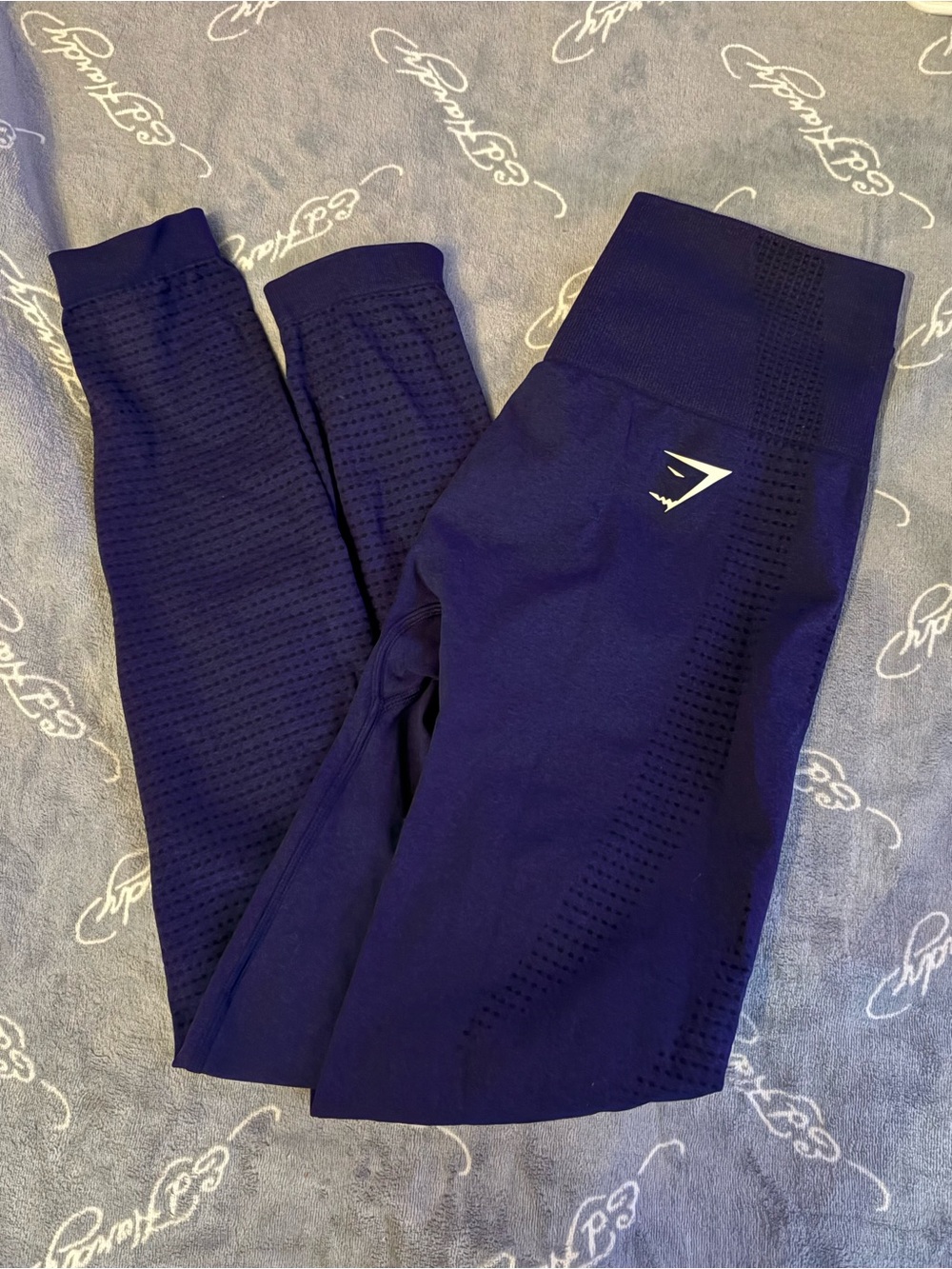XS/ Small Gymshark Deep Navy Seamless Leggings